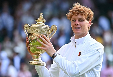 Jannik Sinner Claims First Wimbledon Title, Defeats Carlos Alcaraz