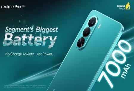 Realme P4x 5G Debuts in India with 7,000mAh Battery at Rs 15,499