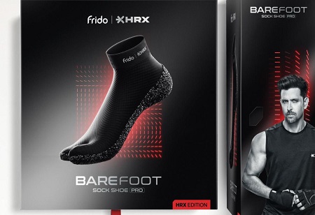 Frido and HRX Partner to Launch New Barefoot Sock Shoe in India