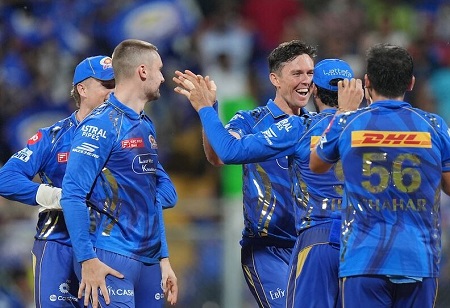Mumbai Indians Crush Delhi Capitals by 59 Runs to Secure IPL 2025 Playoff Spot