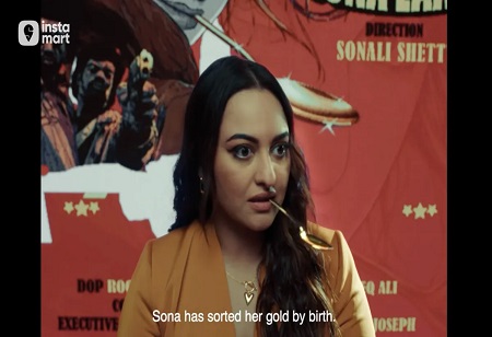 Instamart Celebrates Diwali with Sonakshi Sinha's 'Sona' Fun