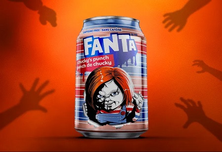 Fanta Teams Up with Chucky for Spooky Halloween 2025 Packs