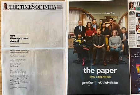 JioHotstar's 'The Paper' Campaign Proves Print Still Makes News JioHotstar's 'The Paper' Campaign Proves Print Still Makes News