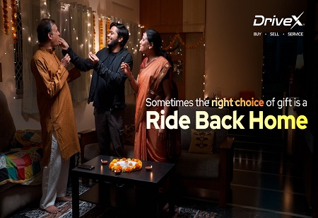 DriveX Unveils Diwali Campaign: 'Ride Back Home' Honors Family