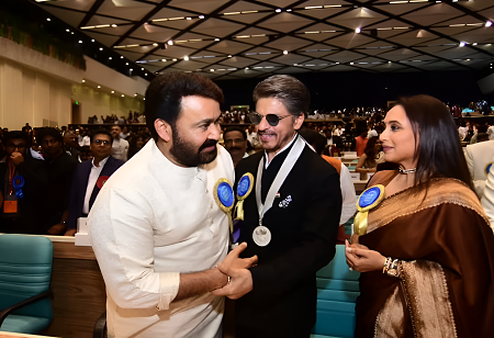 Mohanlal, SRK & Rani Mukerji Shine at National Film Awards 2025