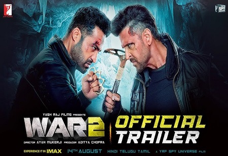 'War 2' Trailer Ignites Anticipation for Epic Showdown