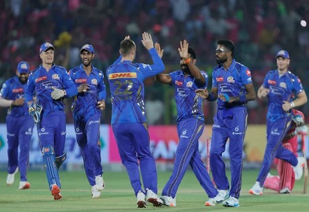 Mumbai Indians Crush Rajasthan Royals by 100 Runs in IPL 2025