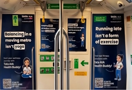 Tata AIA Kicks Off Fun Metro Campaign for Health Buddy