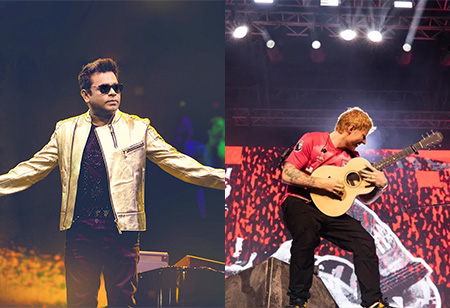 AR Rahman Joins Ed Sheeran for Shape of You X Urvasi in Chennai