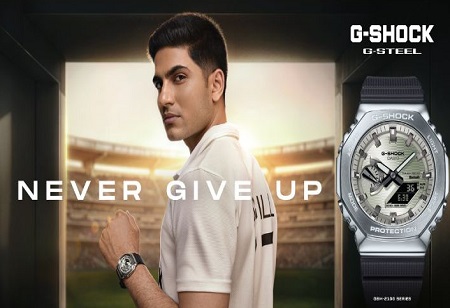 G-Shock & Shubman Gill Launch 'Never Give Up' Campaign