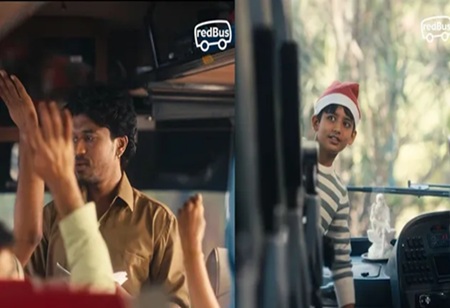 redBus Christmas Ad Highlights Inclusion in Shared Travel Spaces