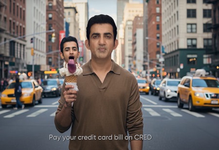 CRED's New Gautam Gambhir Ad Turns Up the Weird Factor