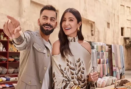 Anushka Sharma & Virat Kohli Star in Dubai Winter Travel Film