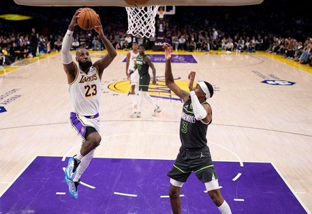 The Lakers make a 94-85 Win against the Timberwolves