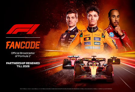 FanCode Extends Exclusive Formula 1 Broadcast Rights Through 2028