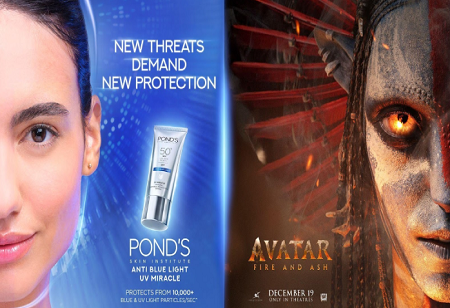 Pond's Teams Up with Disney's Avatar: Fire and Ash in India